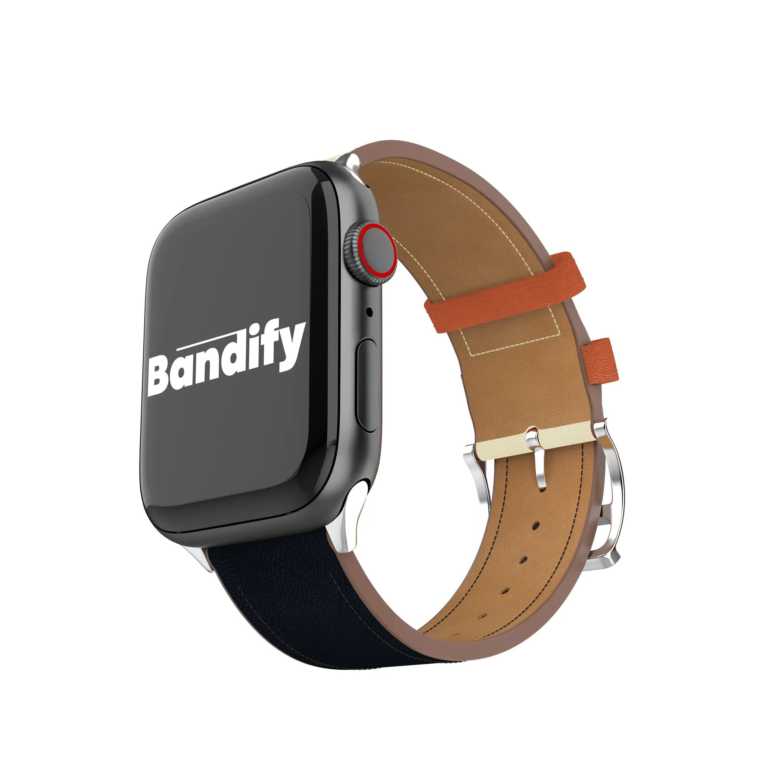 Leather Classic Buckle | Black Bandify