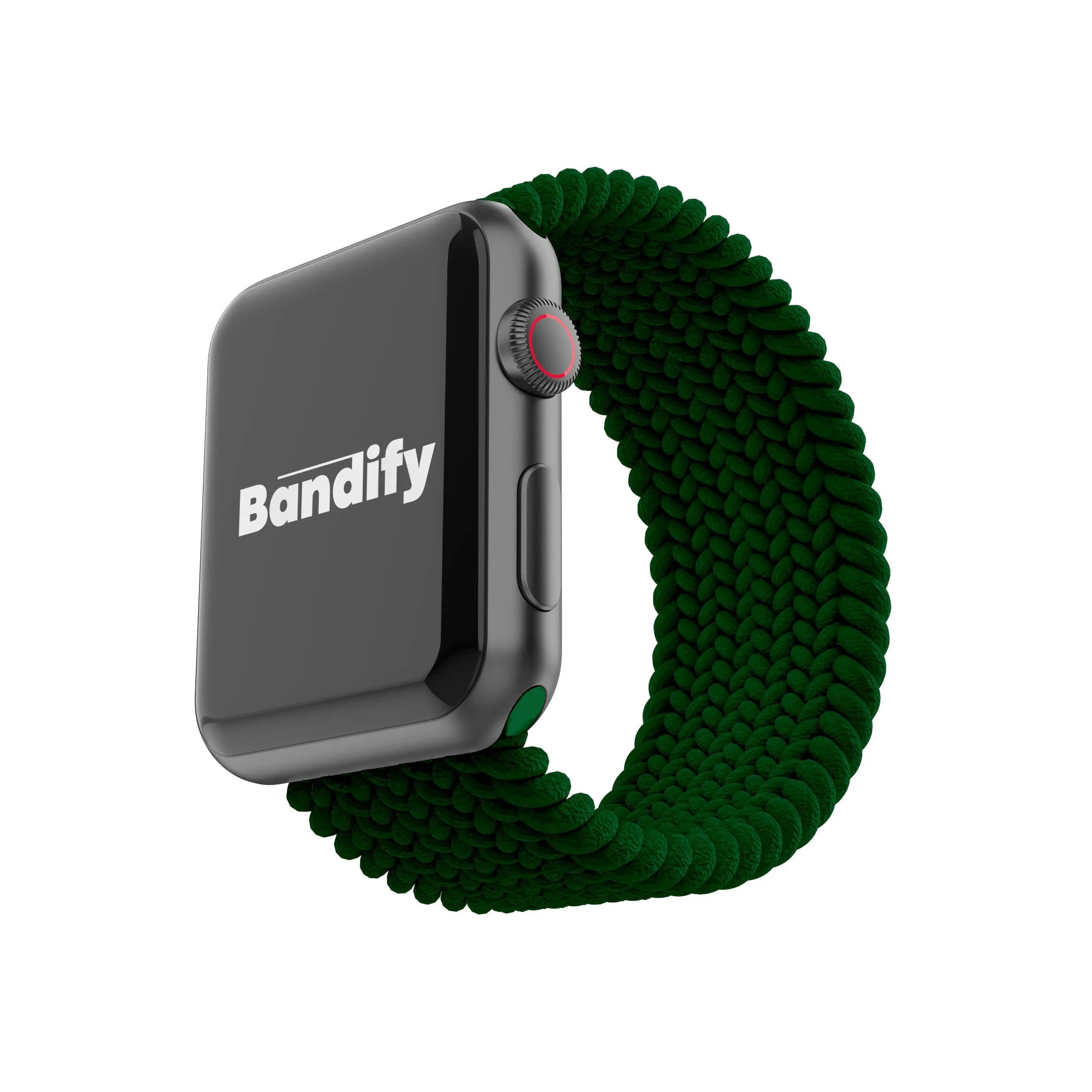 Braided Solo Loop | Forest Green Bandify