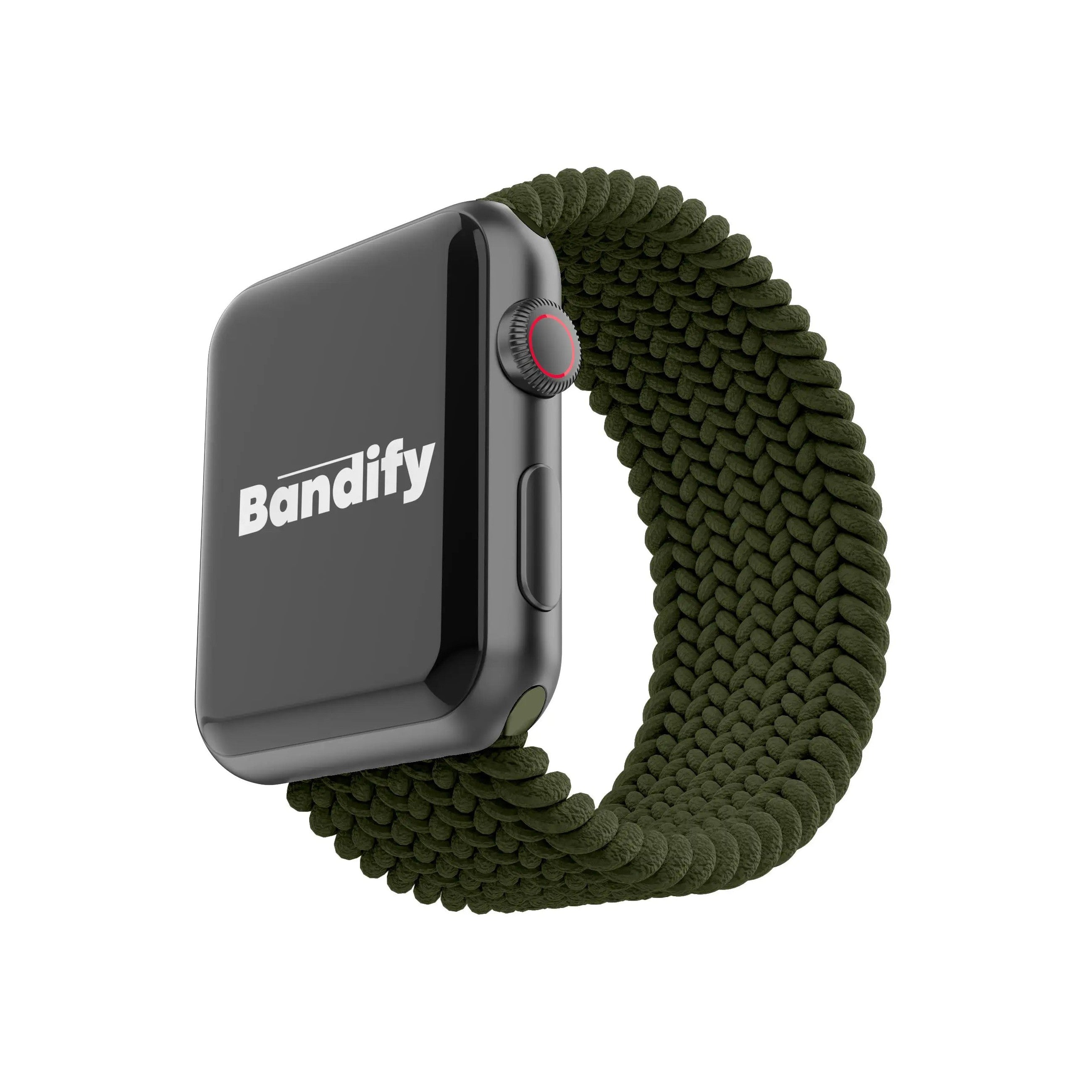 Braided Solo Loop | Black Olive Bandify