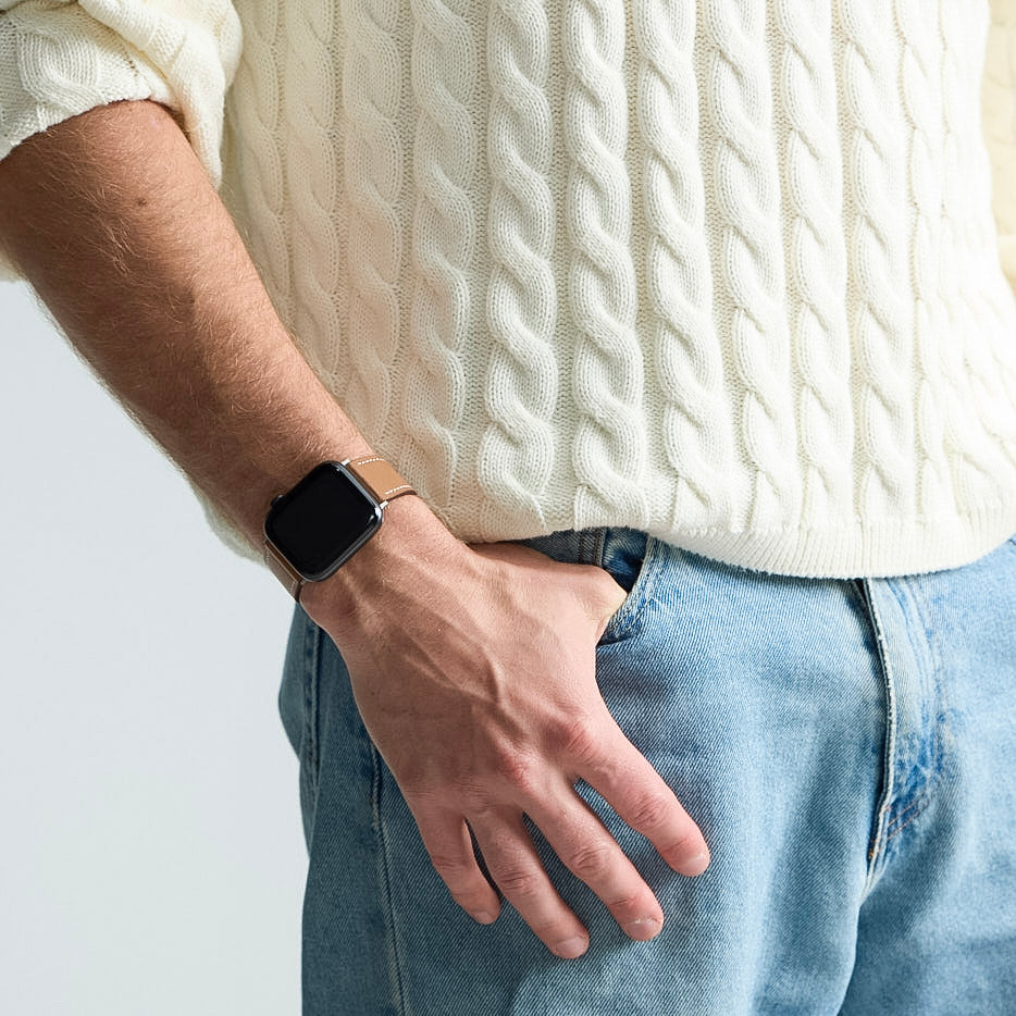 Leather Classic Buckle | Brown